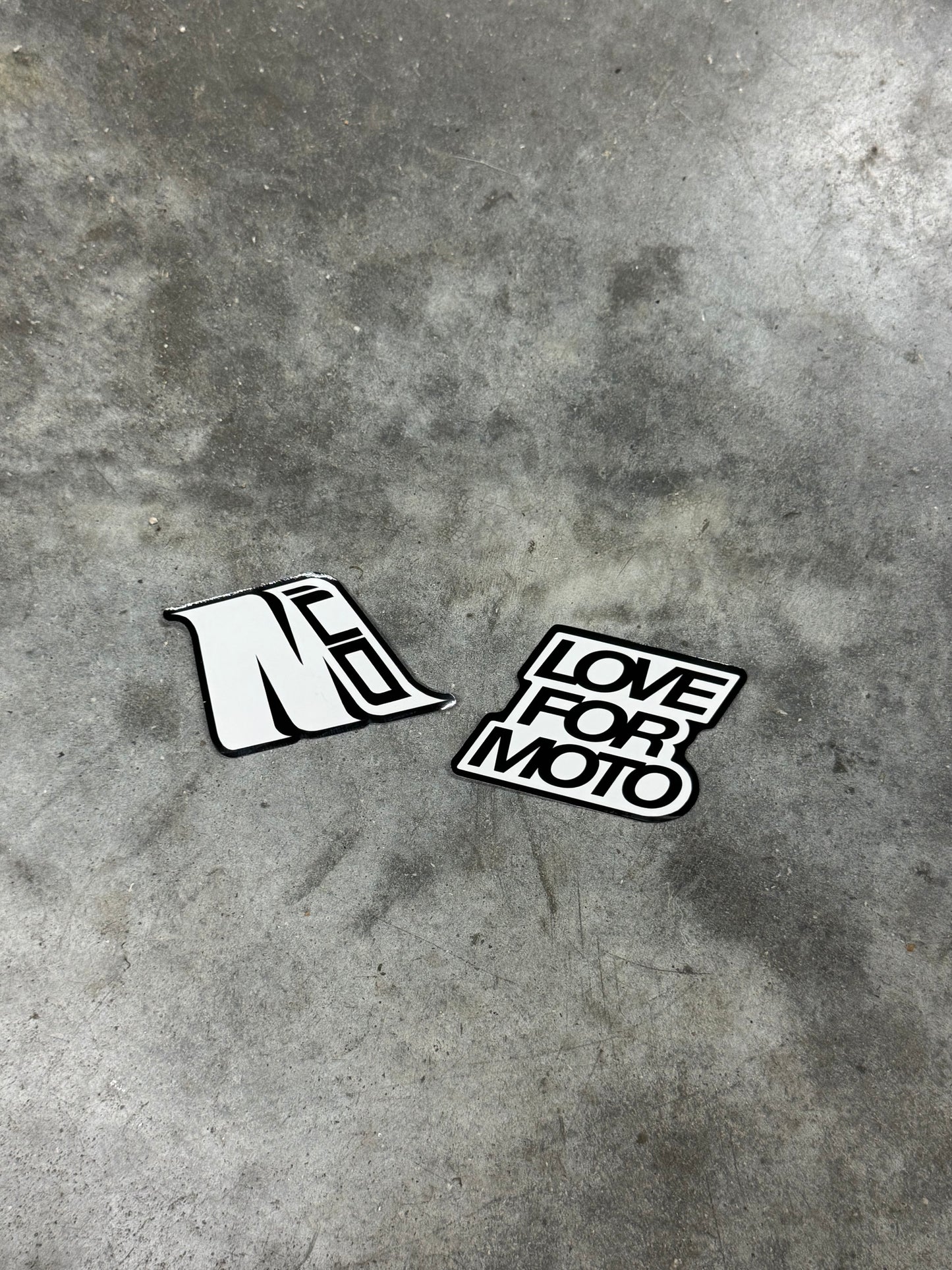 M.co & LOVE FOR MOTO tiny stickers