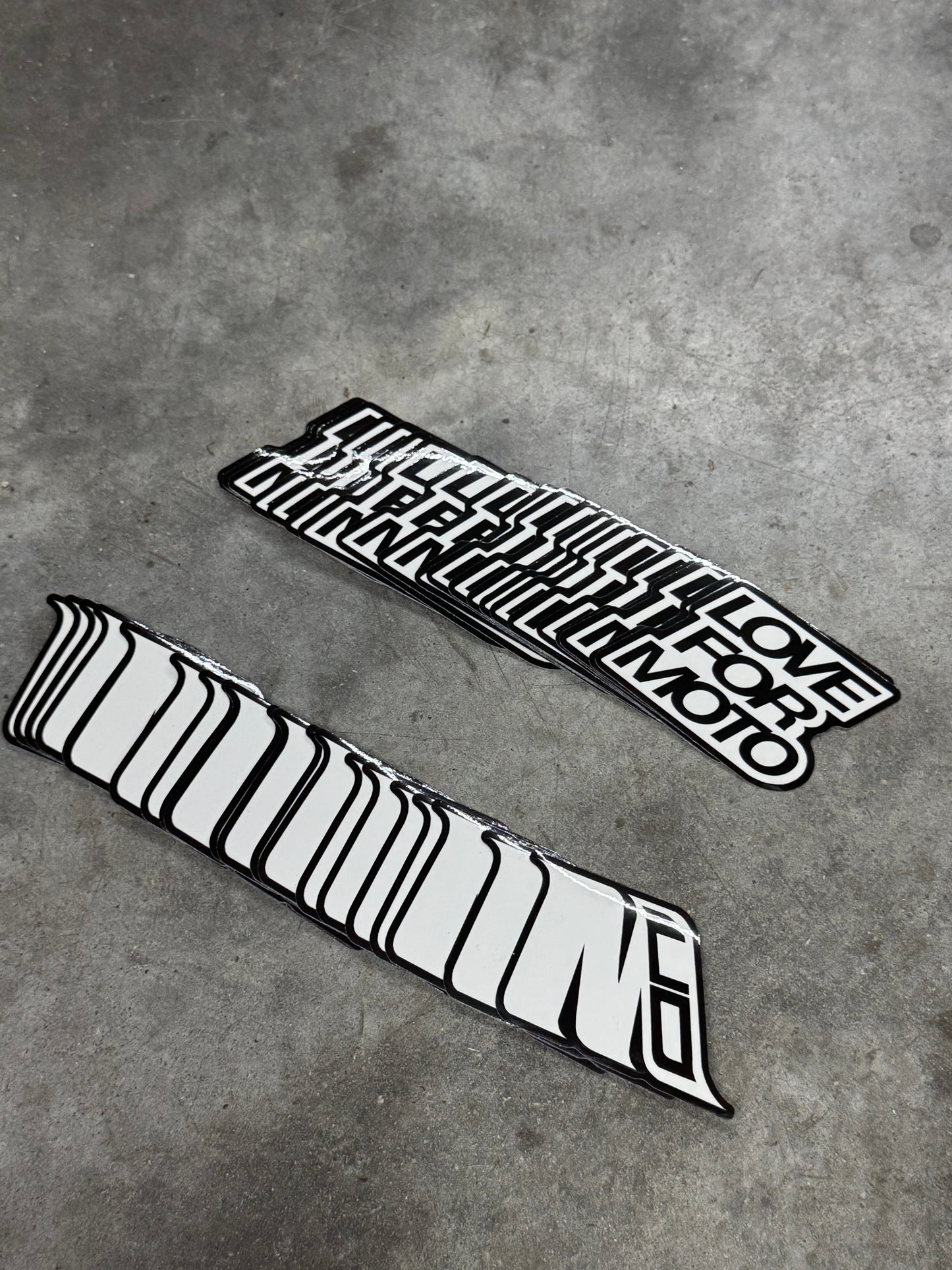 M.co & LOVE FOR MOTO tiny stickers